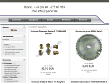 Tablet Screenshot of gasher.de